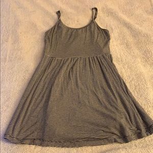 Brandy Melville Black and White Striped Dress